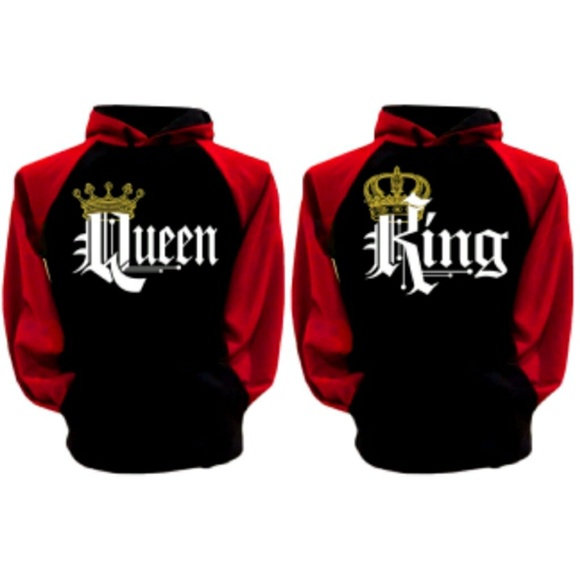 Jackets & Blazers - Set of (2) Hoodies Jackets King Queen Couples 4X